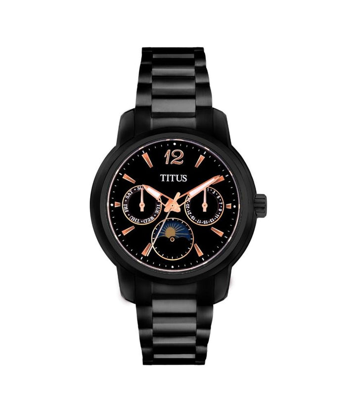 Devot Multi-Function with Day Night Indicator Quartz Stainless Steel Watch (W06-03262-004)