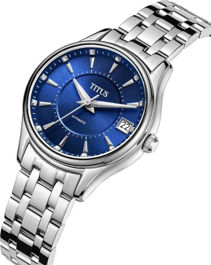 Exquisite 3 Hands Date Automatic Stainless Steel Watch (W06-03274-001)