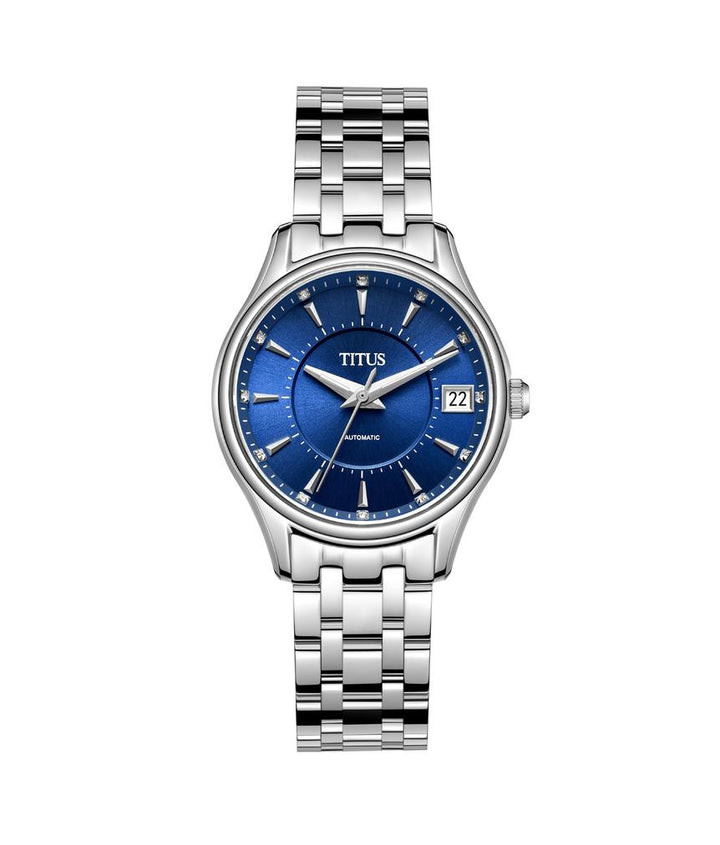 Exquisite 3 Hands Date Automatic Stainless Steel Watch (W06-03274-001)