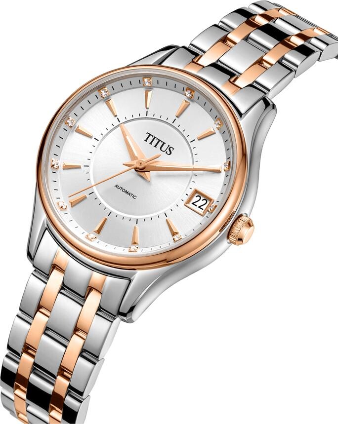 Exquisite 3 Hands Date Automatic Stainless Steel Watch (W06-03274-002)