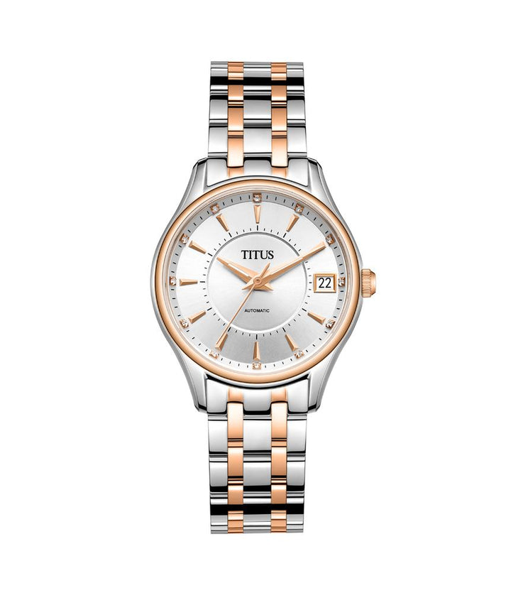 Exquisite 3 Hands Date Automatic Stainless Steel Watch (W06-03274-002)