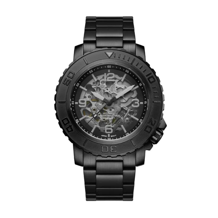 The Cape 3 Hands Mechanical Skeleton Stainless Steel Watch (W06-03279-005)