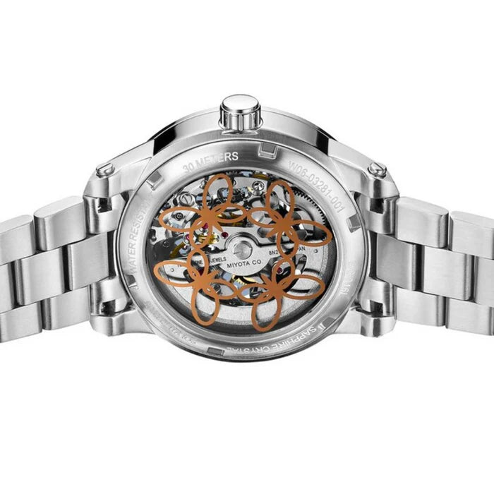 Aspira 3 Hands Mechanical Skeleton Stainless Steel Watch (W06-03281-001)