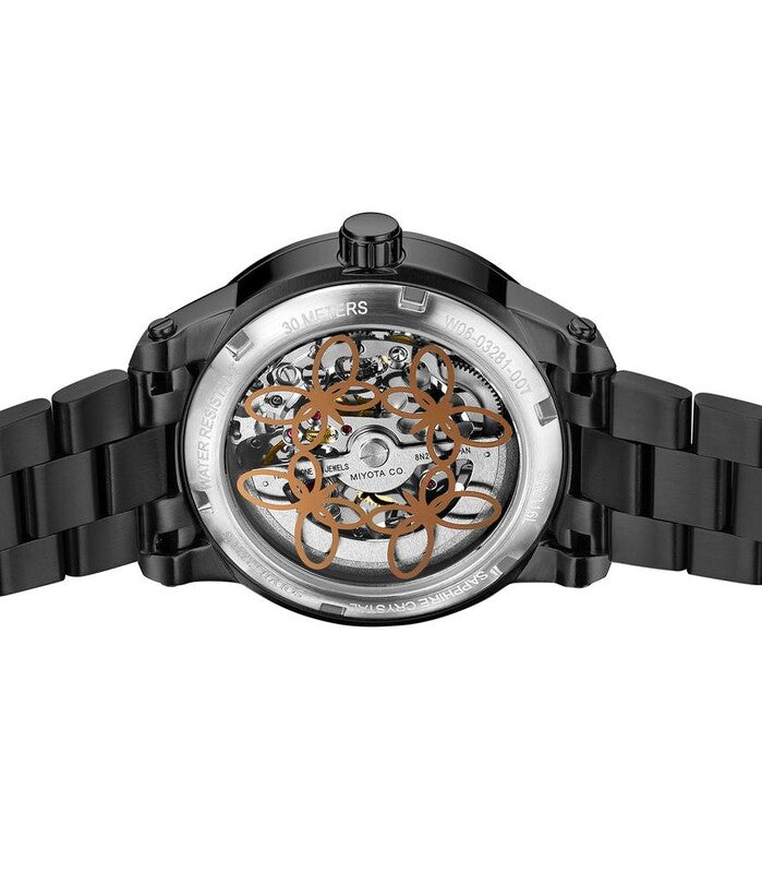 Aspira 3 Hands Mechanical Skeleton Stainless Steel Watch (W06-03281-007)