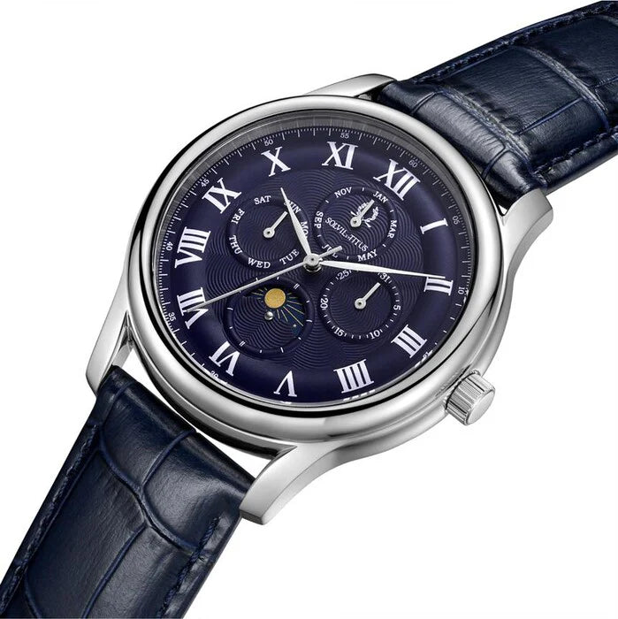 Classicist Multi-Function with Day Night Indicator Quartz Leather Watch (W06-03322-002)