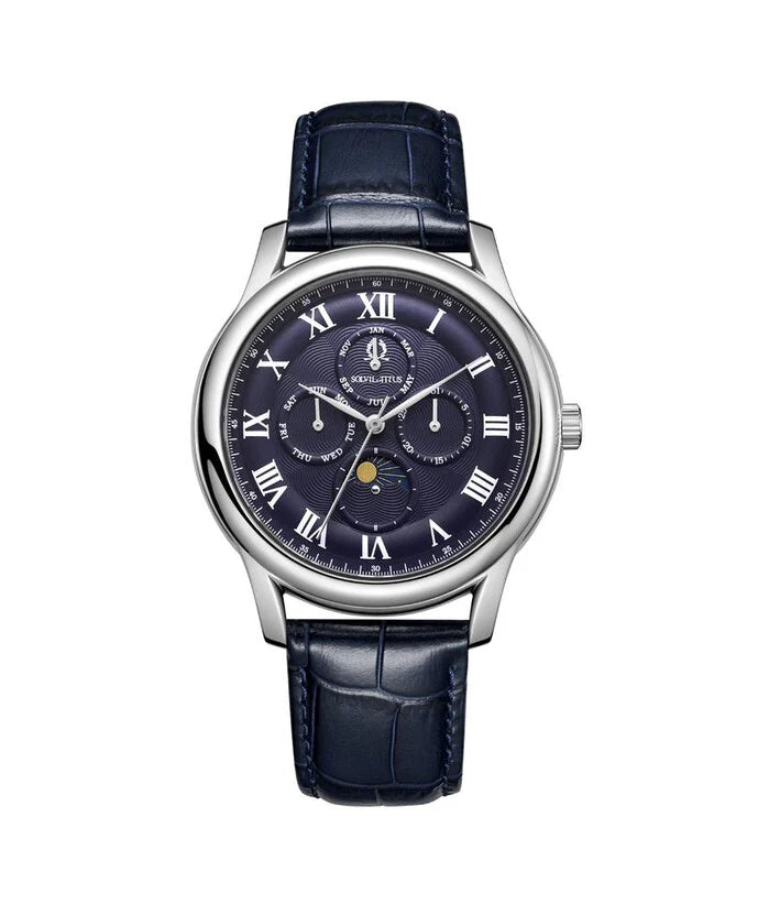 Classicist Multi-Function with Day Night Indicator Quartz Leather Watch (W06-03322-002)