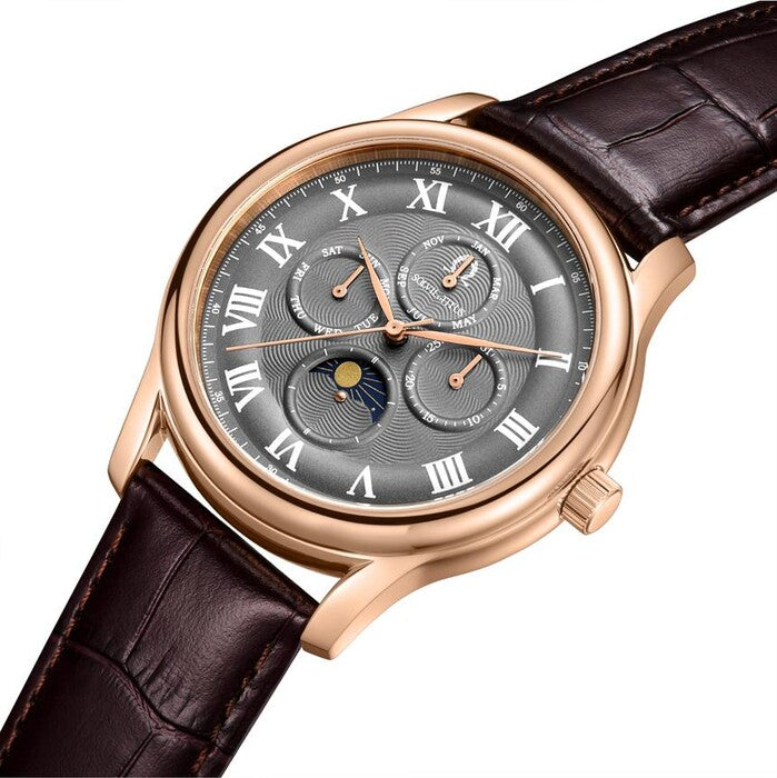 Classicist Multi-Function with Day Night Indicator Quartz Leather Watch (W06-03322-004)