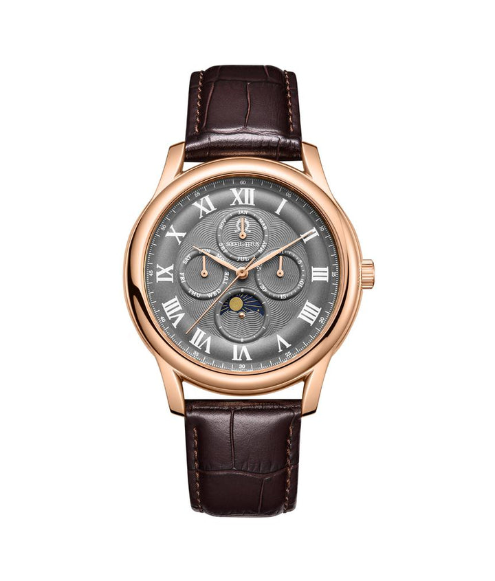 Classicist Multi-Function with Day Night Indicator Quartz Leather Watch (W06-03322-004)