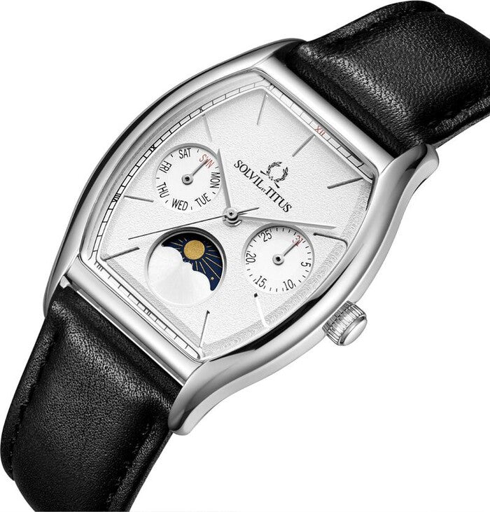 Barista Multi-Function with Day Night Indicator Quartz Leather Watch (W06-03324-001)