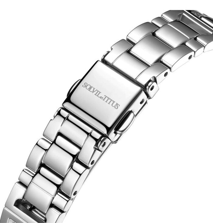 Barista 3 Hands Date Quartz Stainless Steel Watch (W06-03326-006)