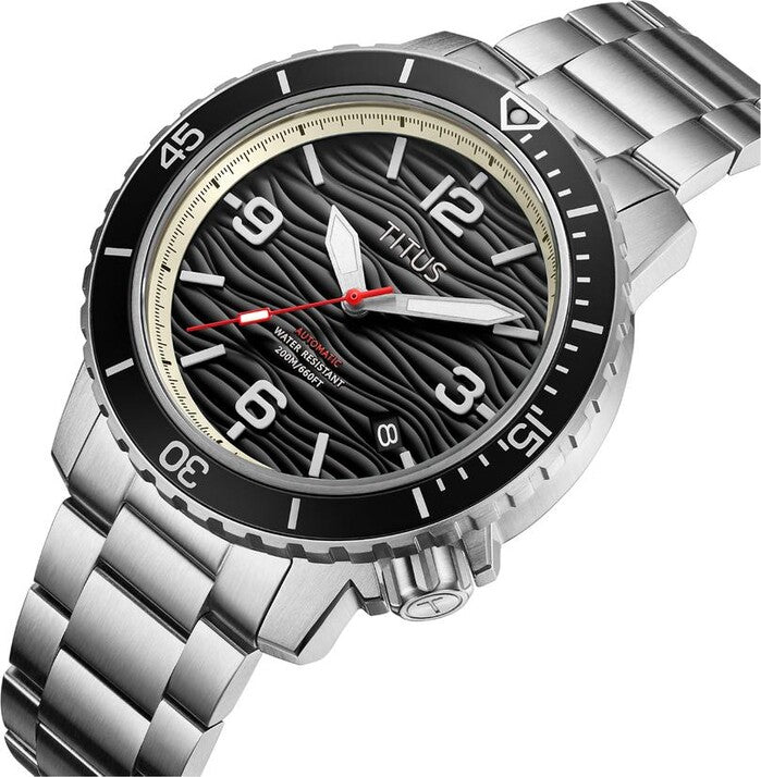 The Cape 3 Hands Date Automatic Stainless Steel Watch (W06-03341-001)