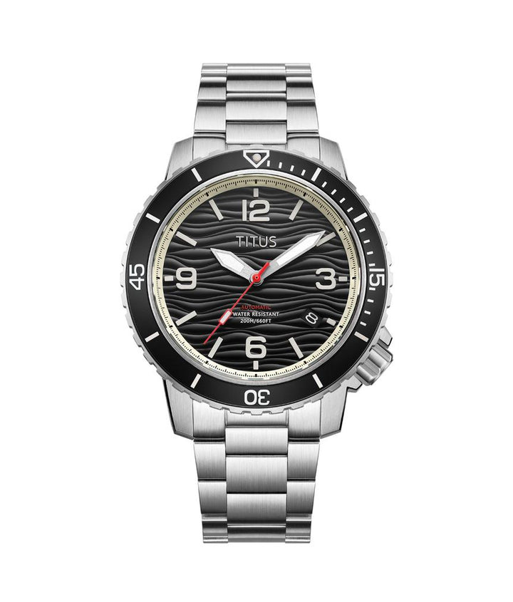 The Cape 3 Hands Date Automatic Stainless Steel Watch (W06-03341-001)