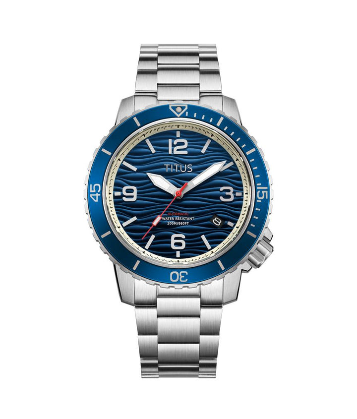 The Cape 3 Hands Date Automatic Stainless Steel Watch (W06-03341-002)