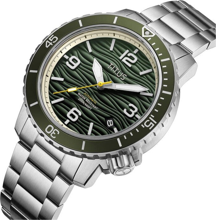 The Cape 3 Hands Date Automatic Stainless Steel Watch (W06-03341-003)