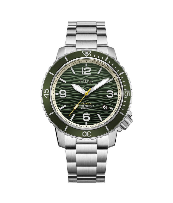 The Cape 3 Hands Date Automatic Stainless Steel Watch (W06-03341-003)