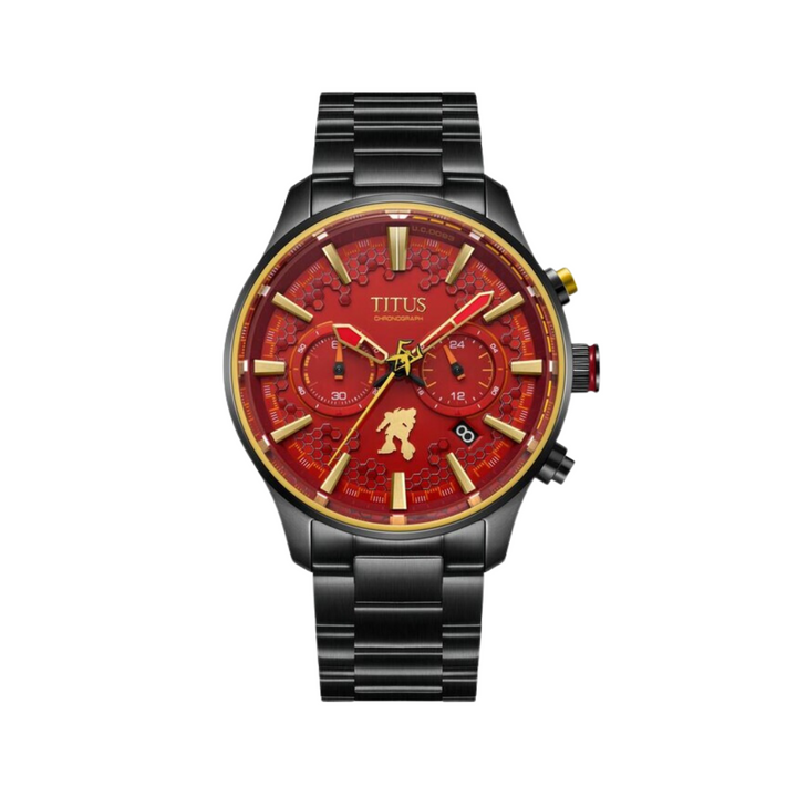 Solvil et Titus x Mobile Suit Gundam "Sazabi" Limited Edition Chronograph Quartz Stainless Steel Watch (W06-03329-001)